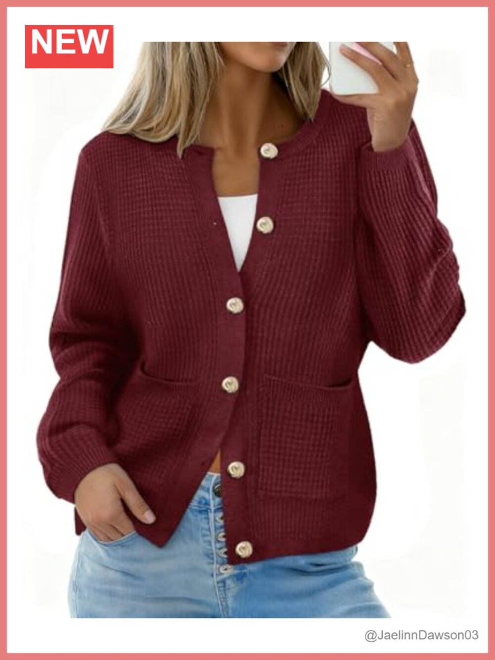 Plus Size Cardigan Sweater Textured Knit Button Down Long Sleeve Fall Winter